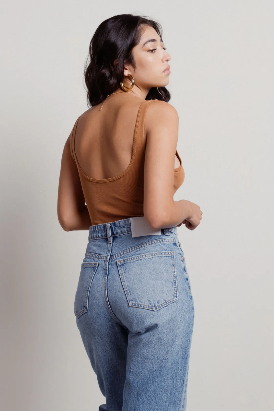 Tobi Simple Things Tank Bodysuit - Ivory