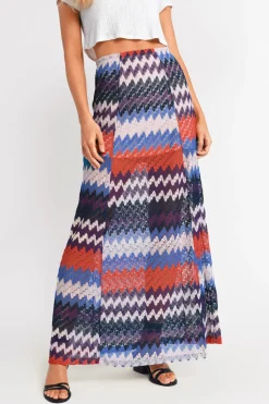 Tobi Simply Harmonious Aztec Maxi Skirt -