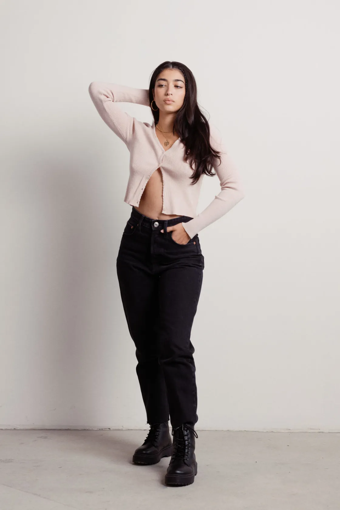 Tobi Skye Crop Cardigan -