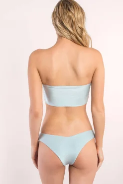 Tobi Slate Swim Steele Cheeky Cut Bikini Bottom -