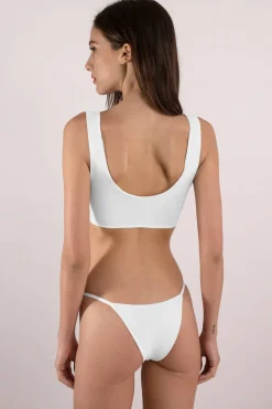Tobi Slate Swim Zinc Low Rise Bikini Bottom -