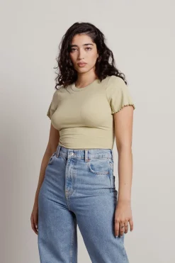 Tobi Sleepy Days Crop Top -