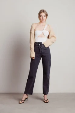 Tobi Slouch Off Knit Cardigan -