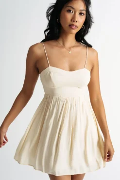 Tobi Small Talk Bustier Skater Mini Dress -