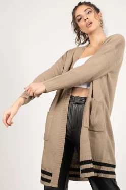 Tobi Snuggle Party Longline Cardigan -