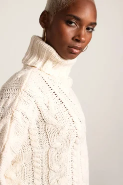Tobi So Breezy Turtleneck Sweater - Mauve