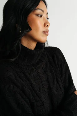 Tobi So Breezy Turtleneck Sweater - Mauve