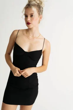 Tobi So Classic Bustier Bodycon Mini Dress -