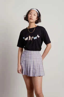 Tobi So What Pleated Mini Skirt - Tan