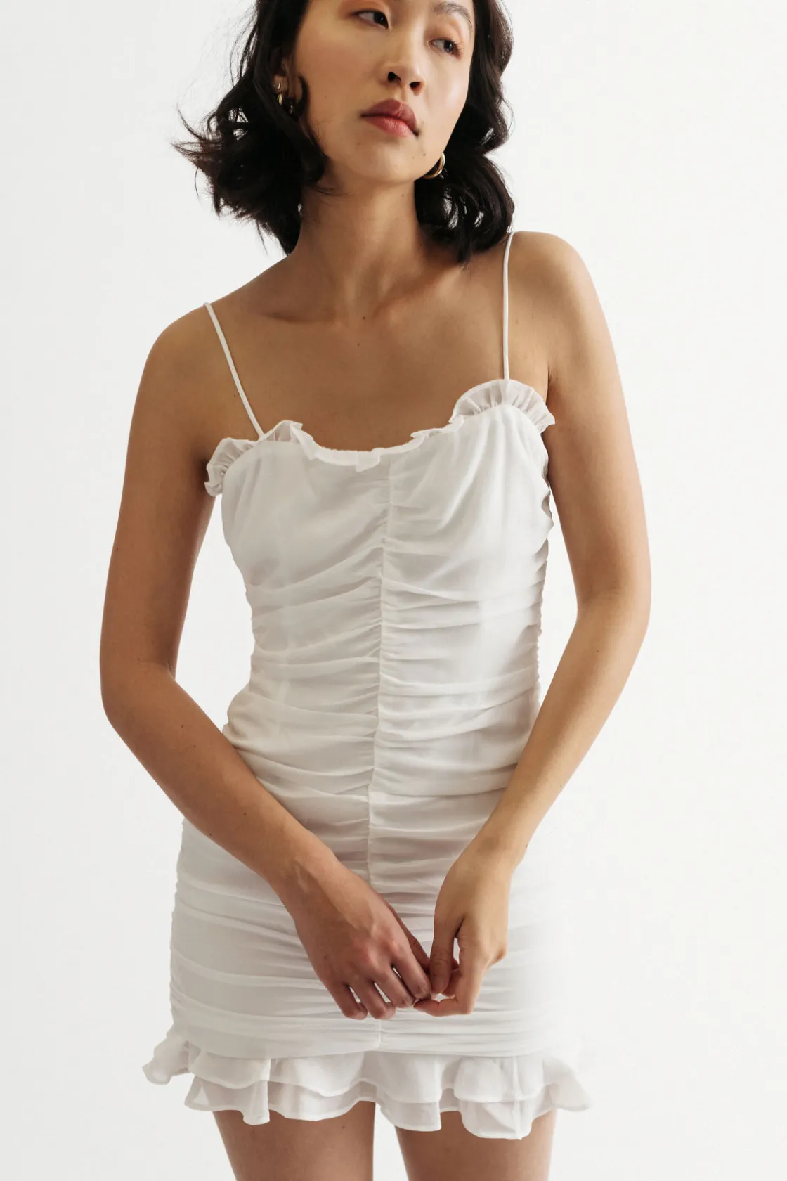 Tobi Solace Ruched Cami Mini Dress -