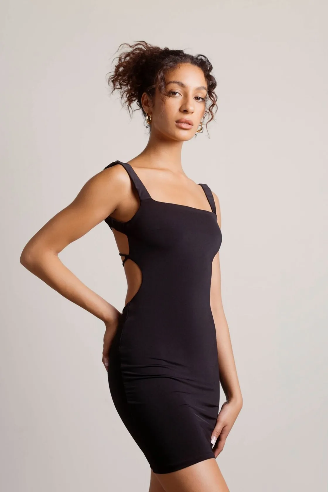 Tobi Some Space Please Backless Bodycon Mini Dress -