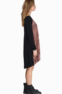 Tobi Somedays Lovin Amur Leopard Print Shift Mini Dress -