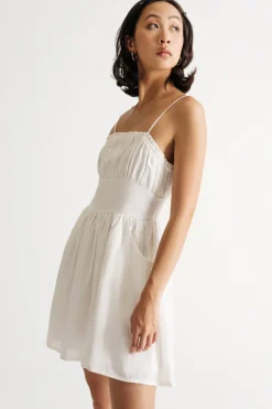 Tobi Soon Enough Smocked Skater Mini Dress -