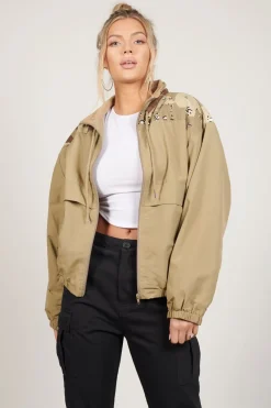 Tobi Spot On Zip Up Jacket -
