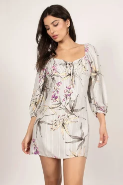 Tobi Spring Fling Floral Bustier Mini Dress -