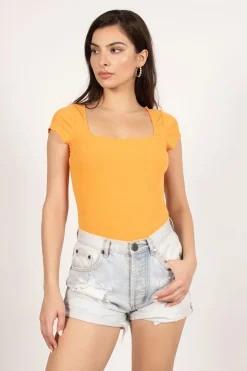 Tobi Square Eyes Ribbed Bodysuit -