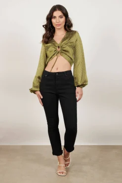Tobi Stay Longer Polka Dot Blouse -