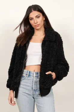 Tobi Stormy Weather Sherpa Jacket -