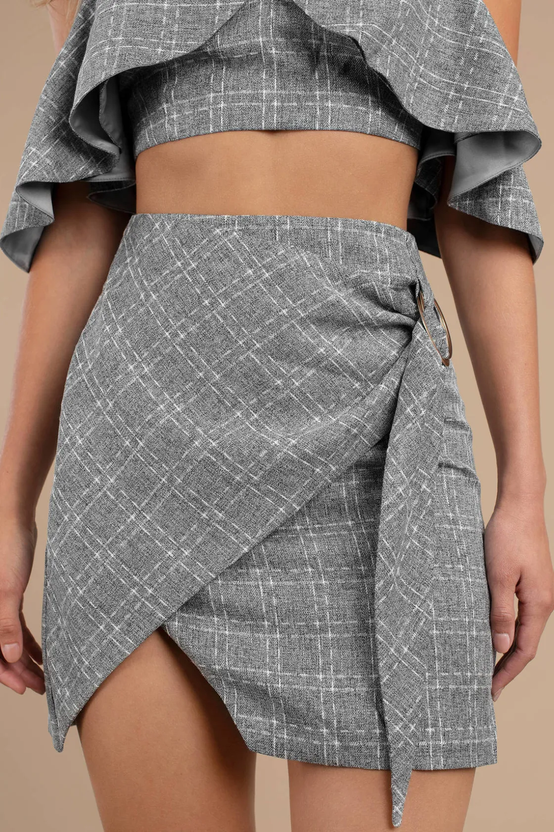 Tobi Stylestalker Edwina Wrap Mini Skirt -