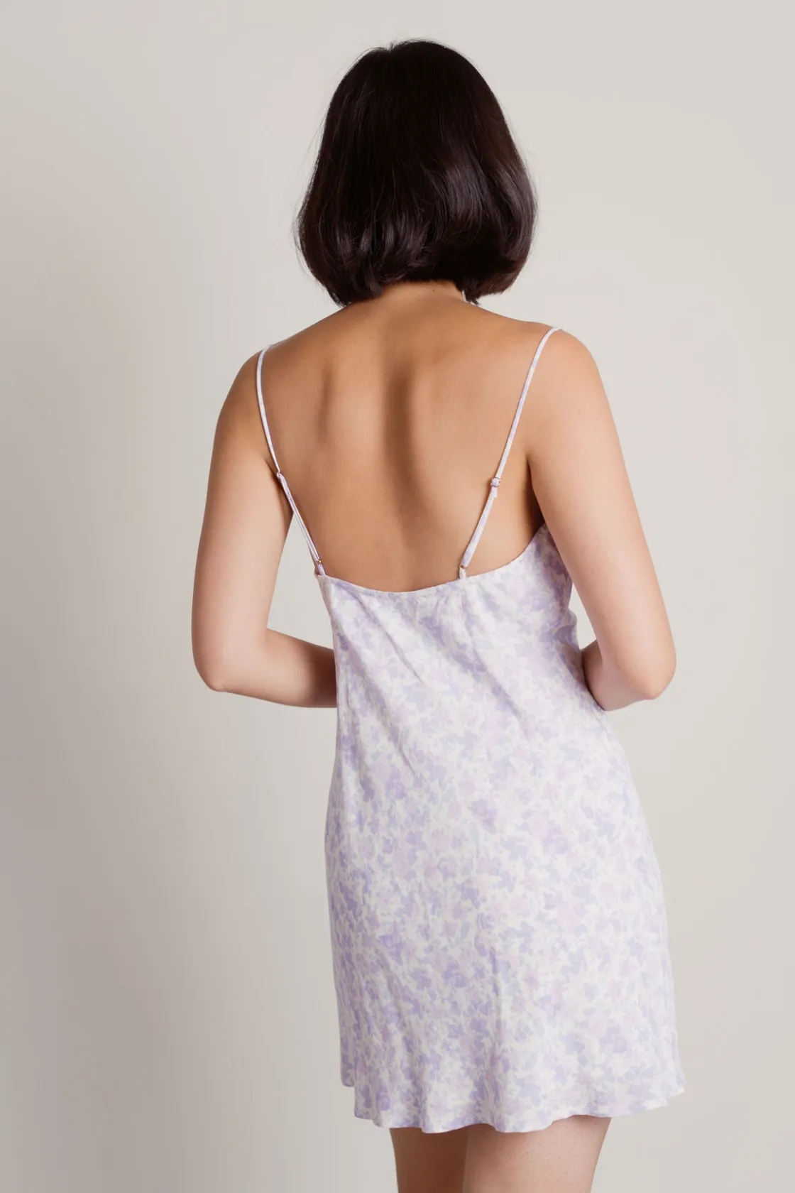 Tobi Sugarcane Floral Slip Mini Dress -