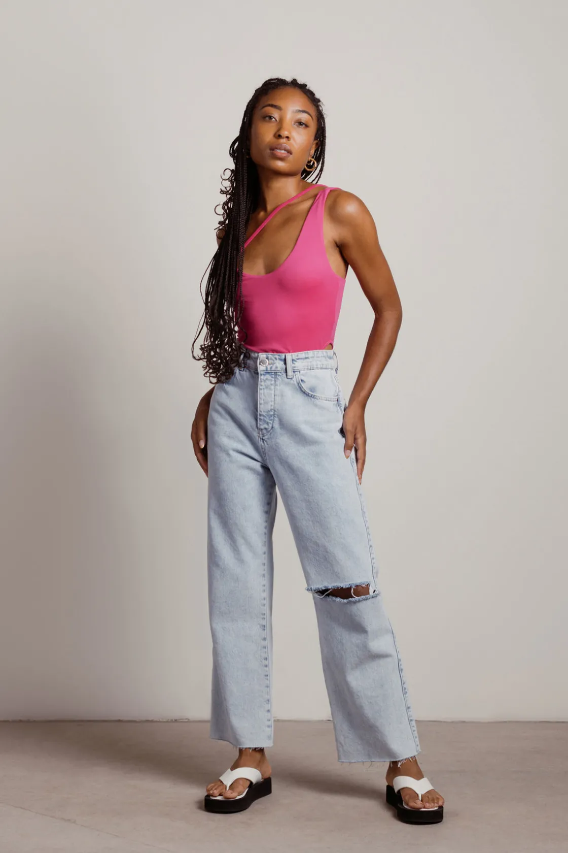 Tobi Summer Baby Asymmetrical Bodysuit -