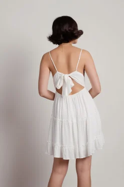 Tobi Summer Breeze Lace Skater Mini Dress -