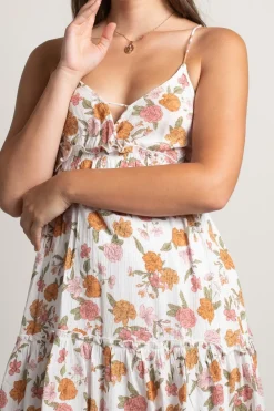 Tobi Summer Daze Floral Cross Back Mini Dress -