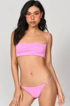 Tobi Summer Sunrise O-Ring Bikini Bottom - White