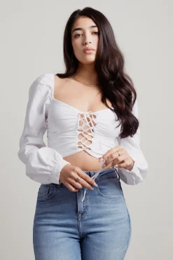 Tobi Sun Up Crop Top - Black