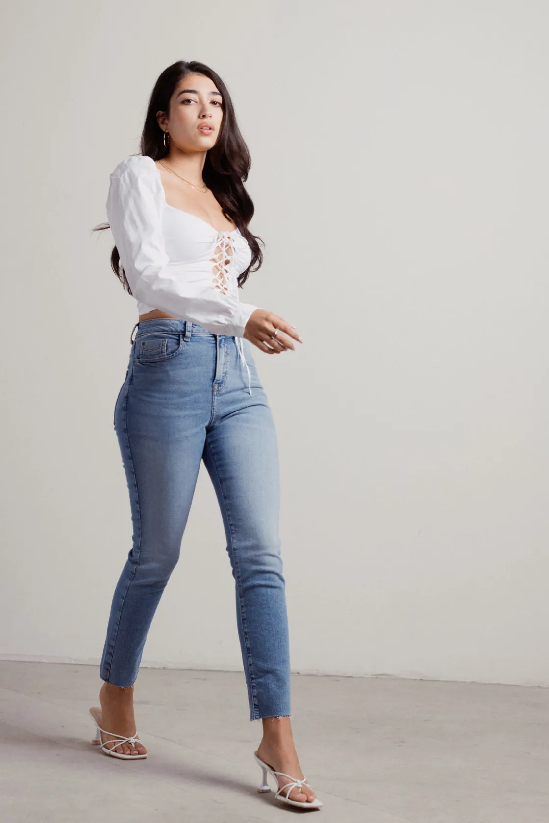 Tobi Sun Up Crop Top - Black