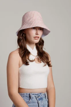 Tobi Sunny Daze Checkered Bucket Hat -