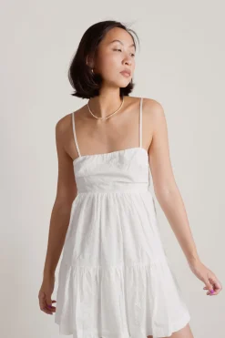 Tobi Surprised Me Back Tie Skater Mini Dress -