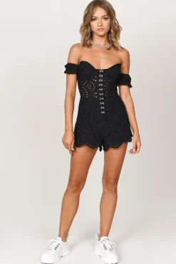 Tobi Sweet Day Bustier Romper - White