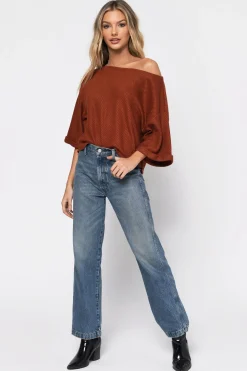 Tobi Sweet Dreams Ribbed Knit Sweater -