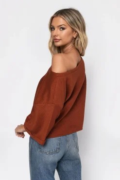 Tobi Sweet Dreams Ribbed Knit Sweater -