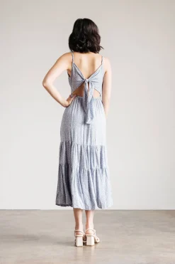 Tobi Swing By Floral Tiered Midi Dress -