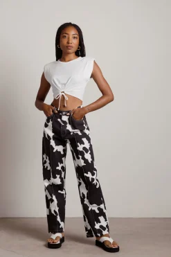 Tobi Take A Break Crop Top - Ivory