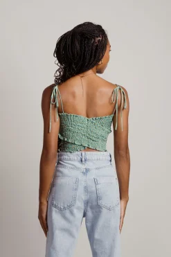 Tobi Take It Away Crop Top - Yellow