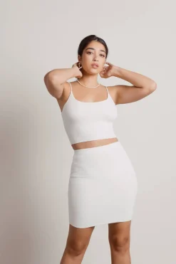 Tobi Take Pride Cami Crop Top And Mini Skirt Set - Black