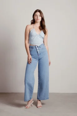 Tobi Talk About It Crop Top -