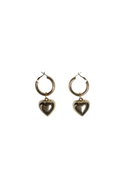 Tobi Te Amo Heart Charm Earrings -