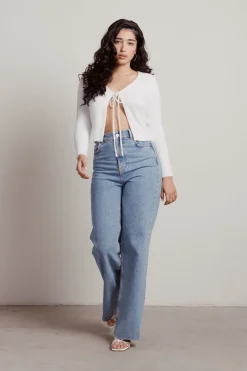 Tobi Tease Me Front Tie Cardigan -