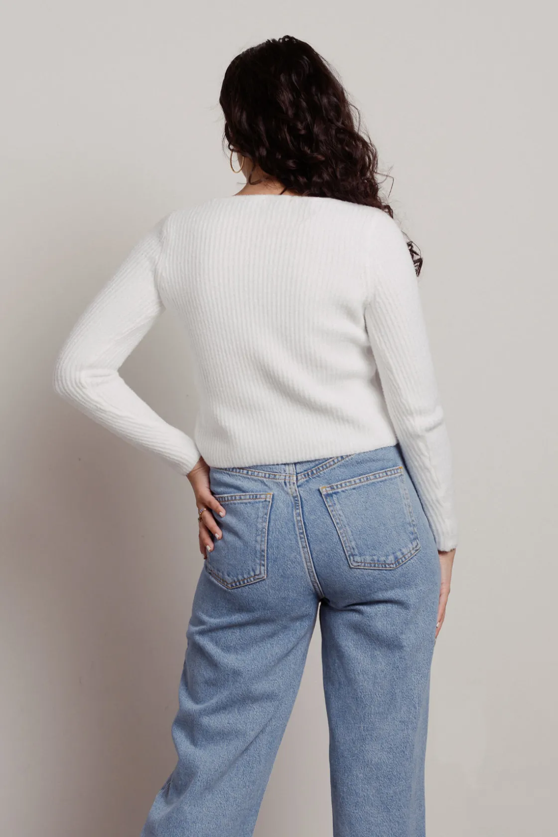 Tobi Tease Me Front Tie Cardigan -