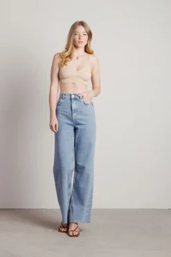 Tobi Tell Me When Ribbed Bra -