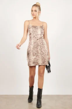 Tobi The More The Merrier Snake Print Cami Mini Dress -