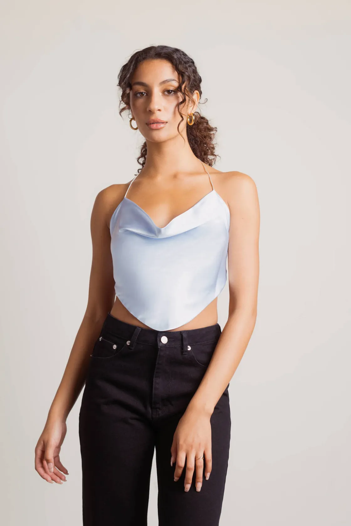 Tobi These Days Crop Top - Blue