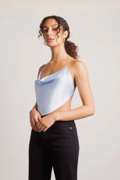 Tobi These Days Crop Top - Blue