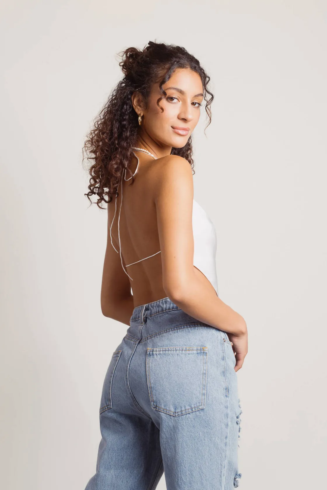 Tobi These Days Crop Top - Blue