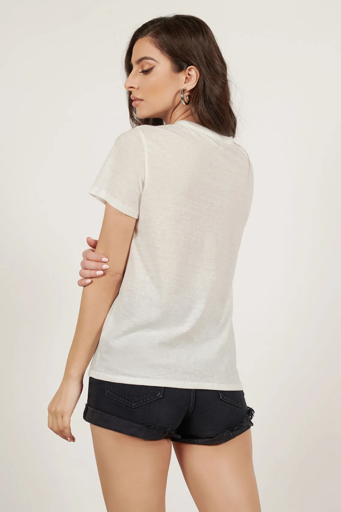 Tobi This Is What You Came For Lace Up Top -