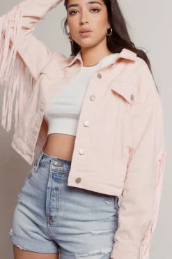 Tobi Time For A Ride Fringe Jacket -